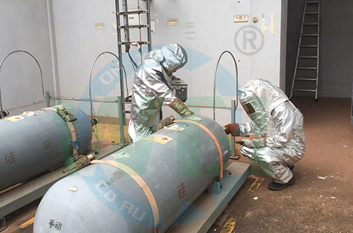 半导体公司现场危险品气体处理及生产线管道残留特气清理